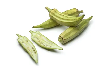 Индийская овощ-бамия стоковое изображение. изображение насчитывающей овощ -  33020169