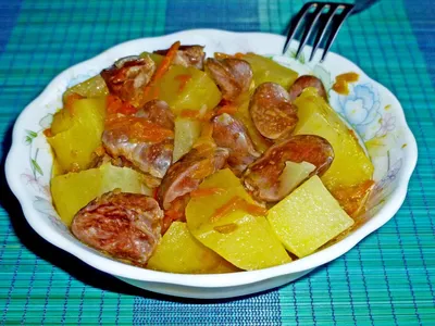 Тушеный картофель по-крестьянски – кулинарный рецепт