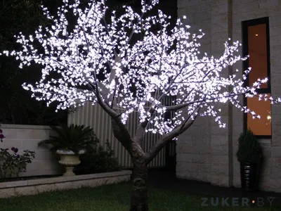 Какие выбрать украшения для сада и деревьев к Новому году - zuker.by