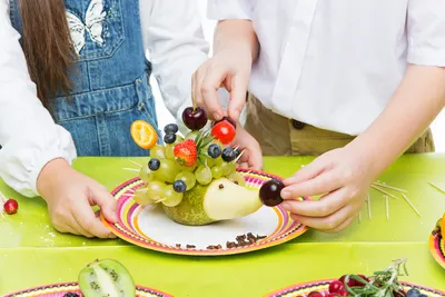 Детские поделки из овощей и фруктов - фото и картинки: 65 штук
