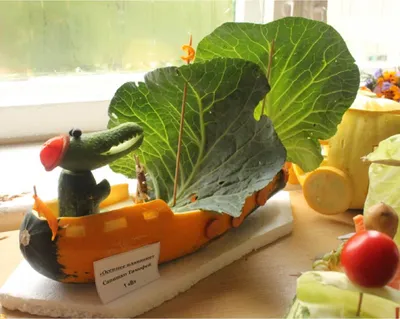 Поделки из овощей своими руками для детского сада