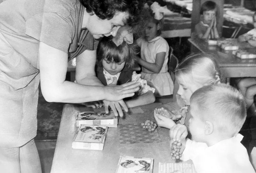 Детский сад в советские времена