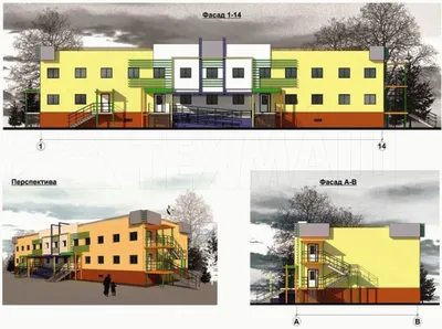 Детский сад в микрорайоне Подгорный г. Искитима Новосибирской области |  Архитектура и Проектирование | Novosibdom