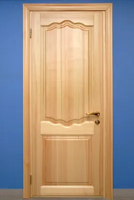 Межкомнатная дверь из массива сосны Ока Турин - античный орех - 80