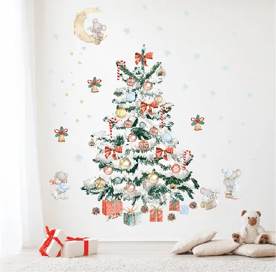 Новогодняя елка из мишуры: на стене, как сделать, как красиво украсить,  поделки, мастер-класс | Поделки, Зимние украшения, Новогодние украшения