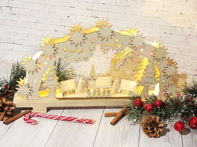 Рождественская елка из фанеры 3D Модель $6 - .3ds .dae .fbx .unknown .obj -  Free3D