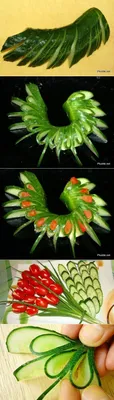 Овощная нарезка красивая оформление …» — создано в Шедевруме