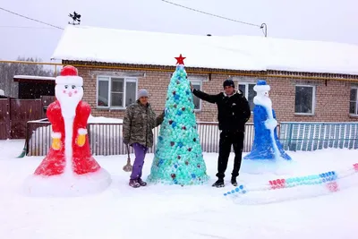 Приняли участие в городском конкурсе новогоднего оформления. Веселые фигуры  Смешариков из снега удивили и порадовали всех. Руководитель Сулик Людмила  Сергеевна представлена к грамоте мэра города. | ДЕТСКИЙ САД 150 г.Хабаровска