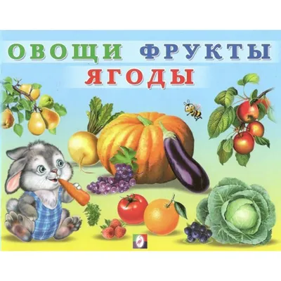 Книга Овощи, фрукты, ягоды - купить развивающие книги для детей в  интернет-магазинах, цены на Мегамаркет | 9616380