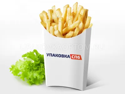 Упаковка для картошки фри малая 65х115мм Tecco 013913 75шт - упаковка для  гамбургеров, хот-догов, шаурмы