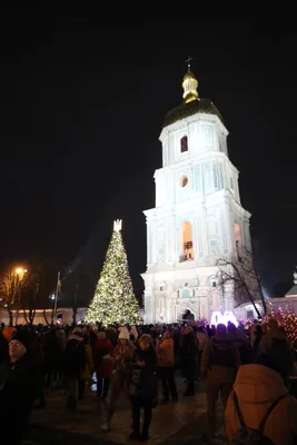 Эволюция новогодней елки в Киеве. Фото - Интересный Киев