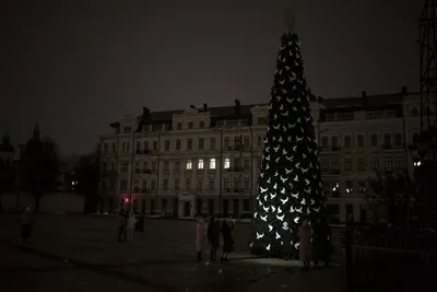 В Киеве открыли главную елку и праздничный городок: фото, видео | OBOZ.UA