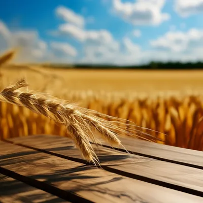 Поле пшеницы и небо - фото и картинки: 62 штук
