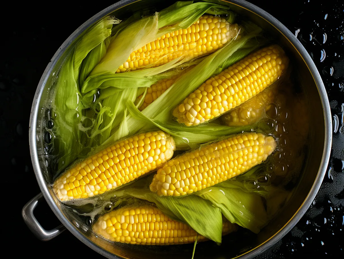 Фото вареной кукурузы. Вареная кукуруза.