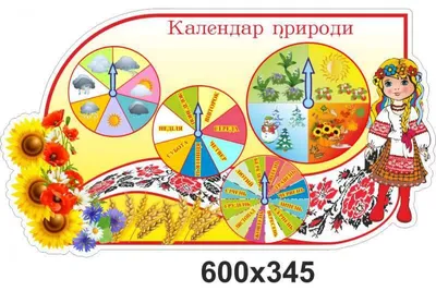 Календарь природы для детского сада \"Украиночка\" купить в Украине