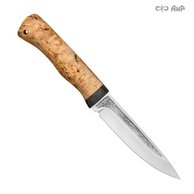 Купить нож Пескарь (карельская береза), длина 245 мм. Компания «АиР» в г.  Челябинск
