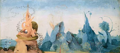 Триптих \"Сад земных наслаждений\" Босха. 125 x 67 см - Decorar con Arte