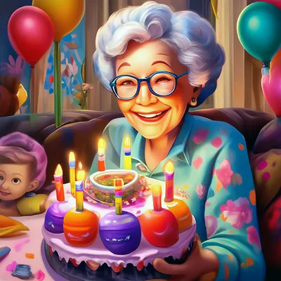 Открытки с днем рождения бабушке от внучки рисунки (49 фото) » рисунки для  срисовки на Газ-квас.ком