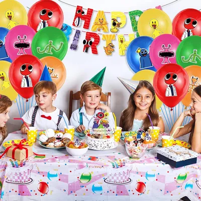 Украшения на день рождения «Радужный друг» включают воздушные шары-топперы  для торта-баннера для детей – лучшие товары в онлайн-магазине Джум Гик