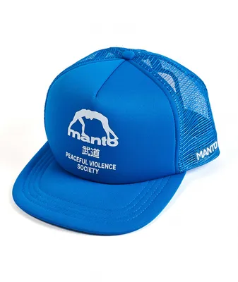 Купить Кепку MANTO TRUCKER CAP SOCIETY 2.0 BLUE в синем цвете