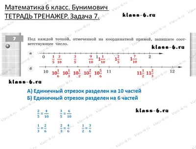 Математика 6 класс Бунимович тетрадь тренажер задача 7