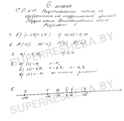 Разработка урока по математике 6 класс Виленкин Н.Я. «Сложение с помощью координатной  прямой»