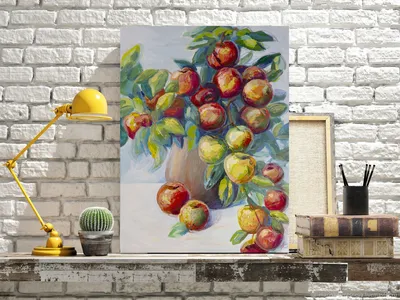 Картины с фруктами на холсте для кухни в интернет-магазине Ярмарка Мастеров  по цене 26400 ₽ – Q7ALMBY | Картины, Москва - доставка по России
