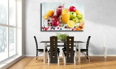 Картина для кухни на холсте \"Смузи с ягод и фруктов\": продажа, цена в  Одессе. Картины от \"Картина Принт, печать на холсте фотокартин\" - 1075442544