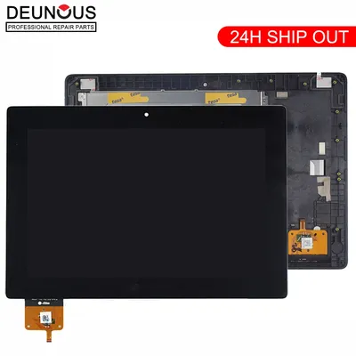 New 10.1 inch For Lenovo IdeaTab S6000 BP101WX1-206 LCD Display Panel  Monitor with Touch Screen Digitizer Sensor Assembly +Frame - AliExpress