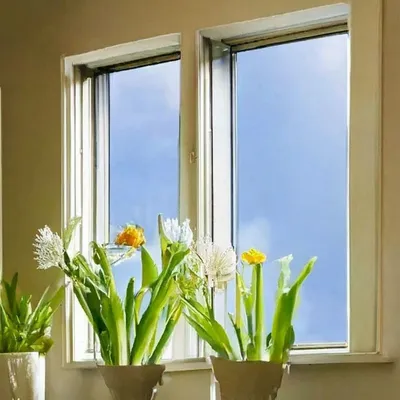 Весенние украшения на окна - 71 фото