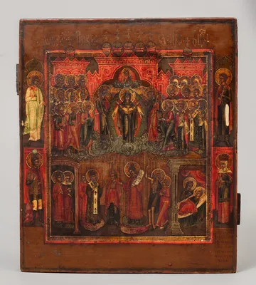 Икона Покров Пресвятой Богородицы Арт.2225, готовая и под заказ, купить в  мастерской Наследие