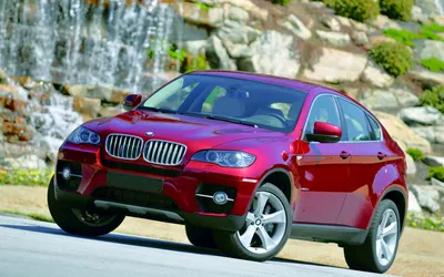 Черный BMW X6 обои для рабочего стола, картинки и фото - RabStol.net