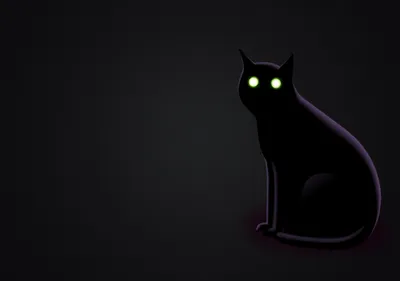 Halloween - черный кот - Black ART - Обои на рабочий стол - web.A.net