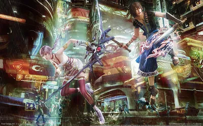 Обои для рабочего стола Final Fantasy Final Fantasy XIII Девушки