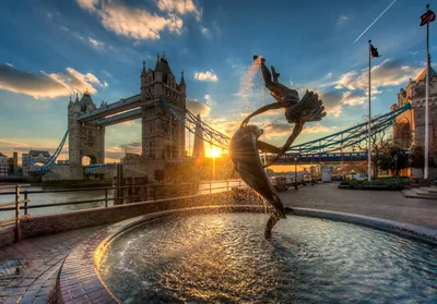 Обои London - Trafalgar Square Города - Фонтаны, обои для рабочего стола,  фотографии london - trafalgar square, города, - фонтаны, площадь, фонтан,  скульптуры Обои для рабочего стола, скачать обои картинки заставки на рабочий  стол.