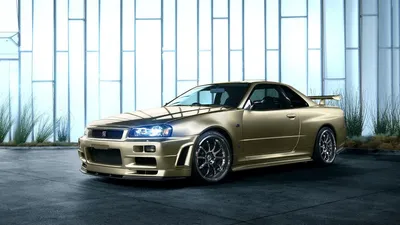 Nissan Skyline GTR R34 » ImagesBase - Обои для рабочего стола