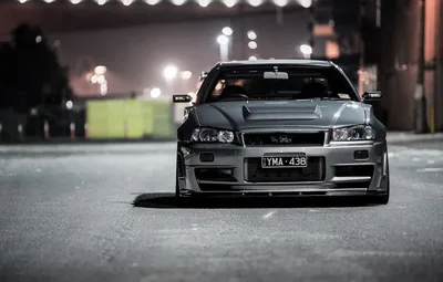 Skyline GT-R R34. Обои для рабочего стола. 1920x1080