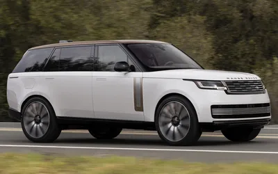 Обои на рабочий стол Черный Range Rover на фоне скал, обои для рабочего  стола, скачать обои, обои бесплатно