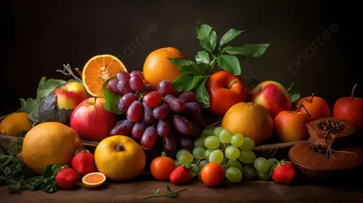 Обои на рабочий стол с фруктами и соком - обои на рабочий стол