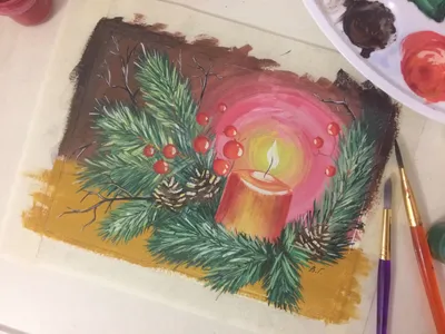 Красивые рождественские рисунки (22 фото) » Рисунки для срисовки и не только