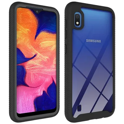 Phone Case for Samsung Galaxy A10 Slim Hard Clear Cover Shockproof Soft TPU  Bumper Hybrid Rugged