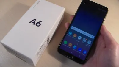 Samsung galaxy A6 black 32gb 2018 duos в Душанбе, 103 мкр на Рекламной  Газете RG.TJ