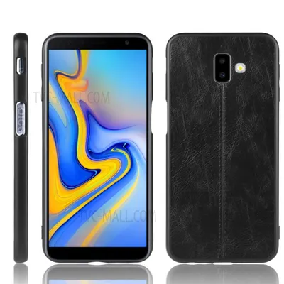 Покупайте Кожаный PC + TPU Combo Phone Cording Для Samsung Galaxy J6 Plus/J6  Prime - Черный в Китае | TVC-Mall.com