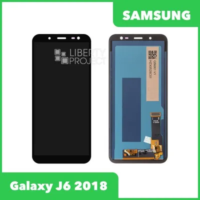 LCD дисплей для Samsung Galaxy J6 2018 SM-J600 с тачскрином Incel (черный)  — купить оптом в интернет-магазине Либерти