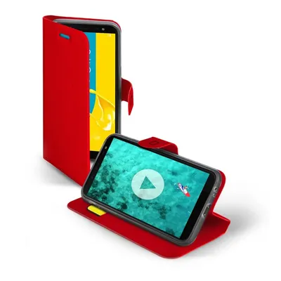 Book case for Samsung Galaxy J6 with stand function