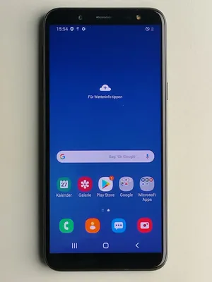 Задняя накладка для Samsung J6 / J600 Galaxy J6 (2018) (силикон, под ткань,  оранжевая)