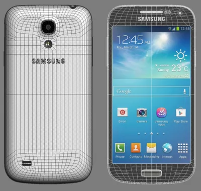 Samsung GALAXY S4 mini GT-I9190 3D Модель $39 - .3ds .fbx .max .obj .c4d  .lwo .ma - Free3D