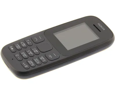 Мобильный телефон Nokia 105 DS черный моноблок (2Sim/1,4\"/128х128/FM/800мАч)  | Квартон - КВАРТОН