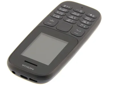 Мобильный телефон Nokia 105 DS черный моноблок (2Sim/1,4\"/128х128/FM/800мАч)  | Квартон - КВАРТОН