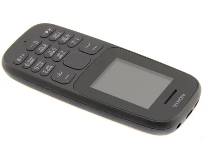 Мобильный телефон Nokia 105 DS черный моноблок (2Sim/1,4\"/128х128/FM/800мАч)  | Квартон - КВАРТОН